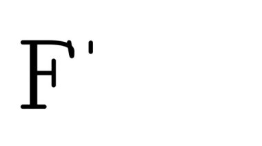 Serif Yazı Tipi ve Ağırlığı ile Flax Animasyon El Yazısı Metni