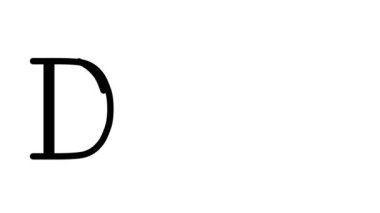 Serif Yazı Tipleri ve Ağırlıklarındaki Noktalı El Yazıları Metni