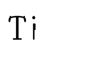 Serif Yazı Tipleri ve Ağırlığı ile Göğüs Canlandırılmış El Yazısı Metni