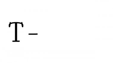 Serif Yazı Tipi ve Ağırlığı ile Terör Canlandırılmış El Yazısı Metni