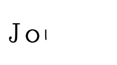 Serif Yazı Tipi ve Ağırlığı ile Gazeteci Animasyon El Yazısı Metni