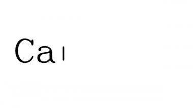 Serif Yazı Tipi ve Ağırlığı ile Capoeira Canlandırılmış El Yazısı Metni