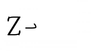 Serif Yazı Tipi ve Ağırlığı ile Zebra Canlandırılmış El Yazısı Metni