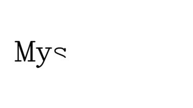 Serif Yazı Tipleri ve Ağırlıklarındaki Mistisizm El Yazıları Metni