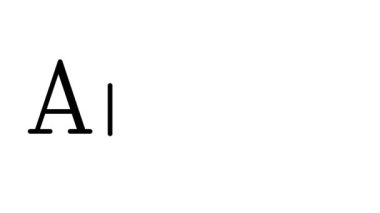 Önlük Canlandırılmış El Yazısı Metni Serif Yazı Tipleri ve Ağırlığı