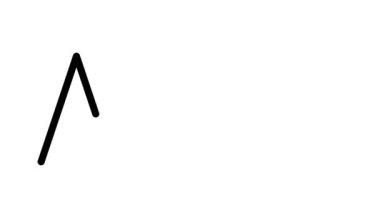 Serif Yazı Tipleri ve Ağırlığı ile Animasyon El Yazısı Metni