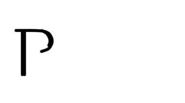 Serif Yazı Tipi ve Ağırlığı ile Ayı Canlandırılmış El Yazısı Metni