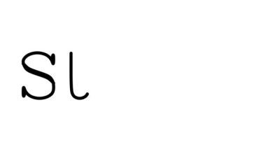 Serif Yazı Tipi ve Ağırlığı ile Merdiven Canlandırılmış El Yazısı Metni