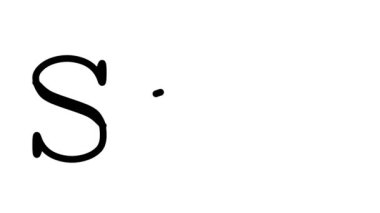 Serif Yazı Tipi ve Ağırlığı ile Ruh Canlandırılmış El Yazısı Metni