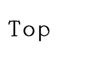 Serif Yazı Tipleri ve Ağırlığı ile Topiary Animasyon El Yazısı Metni