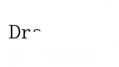 Serif Yazı Tipi ve Ağırlığı ile Dragonfly El Yazısı Canlandırması Metni