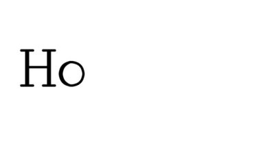 Serif Yazı Tipleri ve Ağırlıklarıyla Tatil Canlandırılmış El Yazısı Metni