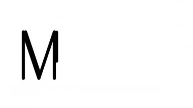 Serif Yazı Tipleri ve Ağırlığı ile Erkek Animasyon Metni