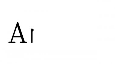 Serif Yazı Tipleri ve Ağırlıklarıyla Sanatçı Canlandırılmış El Yazısı Metni