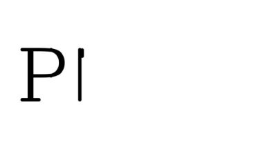 Serif Yazı Tipi ve Ağırlığı ile Plaza Canlandırılmış El Yazısı Metni