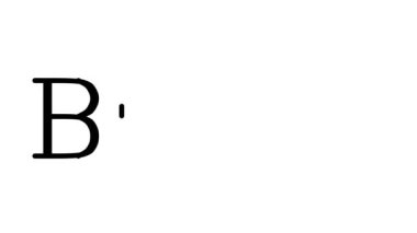 Serif Yazı Tipleri ve Ağırlığı ile Markalı El Yazısı Metni