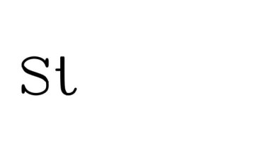 Serif Yazı Tipi ve Ağırlığı ile Öğrenci Canlandırılmış El Yazısı Metni