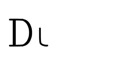 Serif Yazı Tipleri ve Ağırlığı ile Karanlık Canlandırılmış El Yazısı Metni