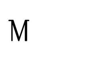 Serif Yazı Tipi ve Ağırlığı ile Maine Animasyon El Yazısı Metni