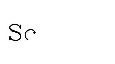 Serif Yazı Tipi ve Ağırlığı ile Bilim Canlandırılmış El Yazısı Metni