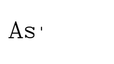 Serif Yazı Tipi ve Ağırlığı ile Aspirin Canlandırılmış El Yazısı Metni