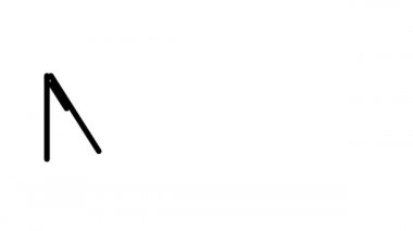 Serif Yazı Tipleri ve Ağırlığı ile Göbek Canlandırılmış El Yazısı Metni