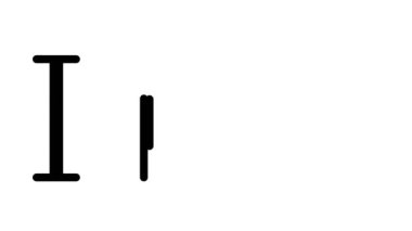 Serif Yazı Tipleri ve Ağırlığı ile İris Canlandırılmış El Yazısı Metni