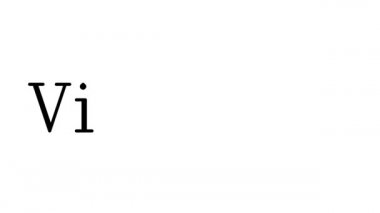 Vietnam Animasyon El Yazısı Metni Serif Yazı Tipleri ve Ağırlığı