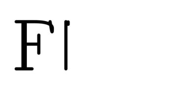 Serif Yazı Tipleri ve Ağırlığı ile Bayrak Canlandırılmış El Yazısı Metni