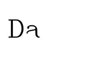 Serif Yazı Tipi ve Ağırlığı ile Tehlike Canlandırılmış El Yazısı Metni