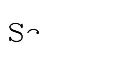 Serif Yazı Tipi ve Ağırlığı ile Scotch Animasyon El Yazısı Metni