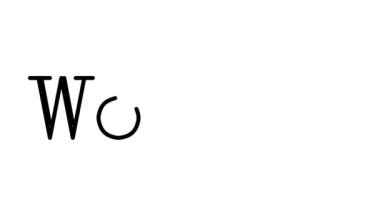 Serif Yazı Tipi ve Ağırlığı ile İşçi Animasyon Metni