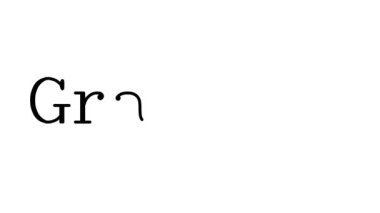 Serif Yazı Tipleri ve Ağırlığı ile Grafik Canlandırılmış El Yazısı Metni