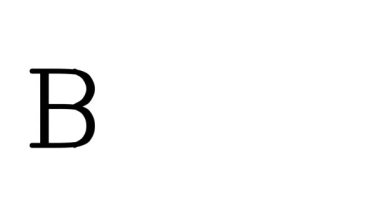 Serif Yazı Tipleri ve Ağırlığı ile Görünmez El Yazısı Metni