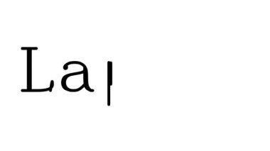 Serif Yazı Tipleri ve Ağırlığı ile Dizüstü Bilgisayarlı El Yazısı Metni