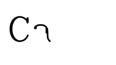 Serif Yazı Tipi ve Ağırlığı ile Capri Canlandırılmış El Yazısı Metni