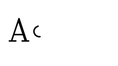 Serif Yazı Tipleri ve Ağırlığı ile Animasyon Metni