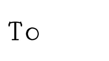 Serif Yazı Tipi ve Ağırlığı ile Toledo Canlandırılmış El Yazısı Metni