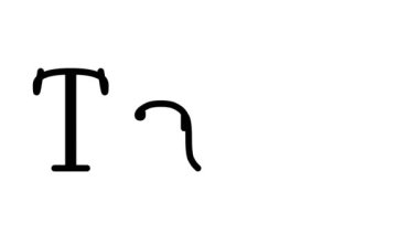 Görev Canlandırılmış El Yazısı Metni Serif Yazı Tipleri ve Ağırlığı