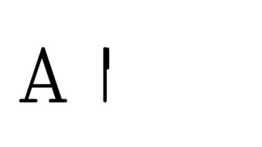 Serif Yazı Tipleri ve Ağırlığı ile Adler Animasyon El Yazısı Metni