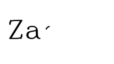 Zagreb Serif Yazı Tipleri ve Ağırlıklarıyla El Yazısı Metni Canlandırması