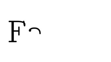 Serif Yazı Tipi ve Ağırlığı ile Fauna Canlandırılmış El Yazısı Metni