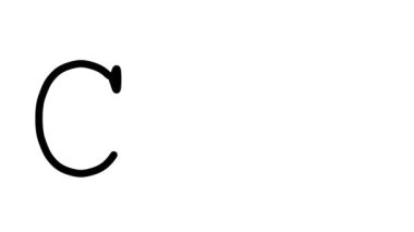 Serif Yazı Tipi ve Ağırlığı ile Kömür Canlandırılmış El Yazısı Metni