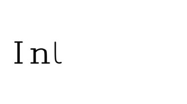 Serif Yazı Tipleri ve Ağırlığı ile İçsel Animasyon El Yazısı Metni