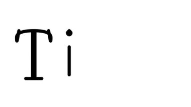 Serif Yazı Tipi ve Ağırlığı ile Canlandırılmış El Yazısı Metnini Düzenle