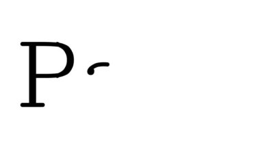 Serif Yazı Tipi ve Ağırlığı ile Acı Canlandırılmış El Yazısı Metni