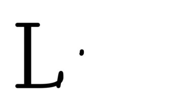 Serif Yazı Tipleri ve Ağırlığı ile Laboratuvar Canlandırılmış El Yazısı Metni