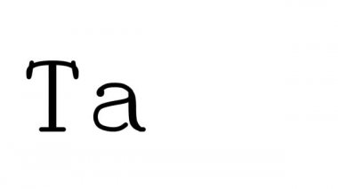 Serif Yazı Tipi ve Ağırlığı ile Tarot Canlandırılmış El Yazısı Metni