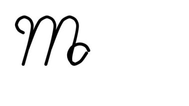 Altı El Yazısı ve Gotik Yazı Tiplerinde Maze Dekoratif El Yazısı Animasyonu