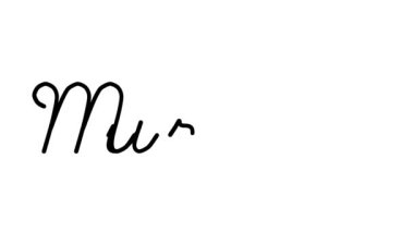 Altı El Yazısı ve Gotik Yazı Tipinde Cinayet El Yazısı Animasyonu